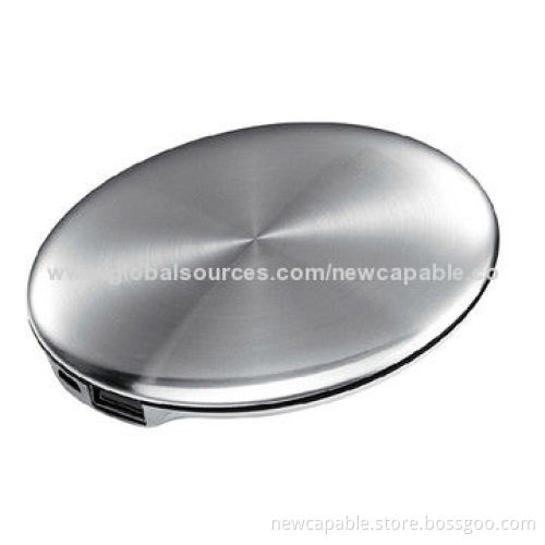 UFO-shaped Power Bank with Dual-USB Output, 4,800mAh Capacity